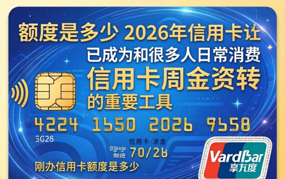 刚办的信用卡额度是多少