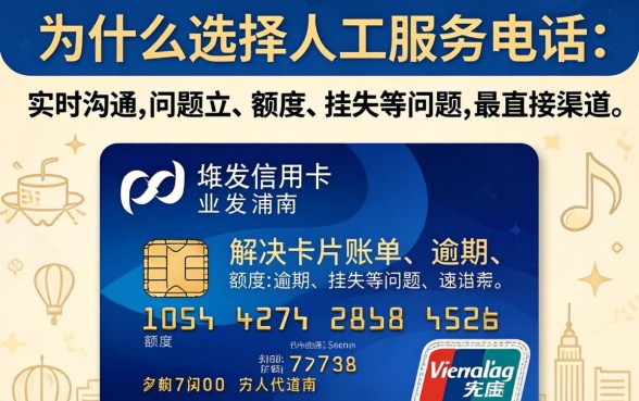 浦发信用卡人工服务电话是多少