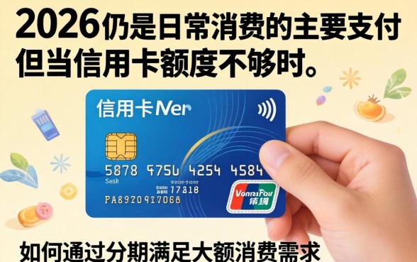 信用卡额度不够怎么分期
