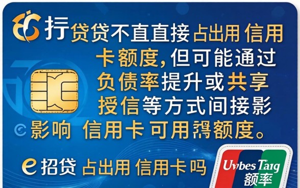 e招贷是否占用信用卡额度