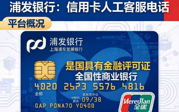 浦发信用卡人工客服电话是多少